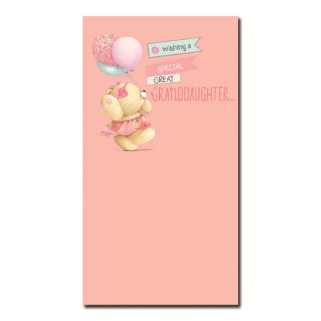 Great Granddaughter Forever Friends Birthday Card